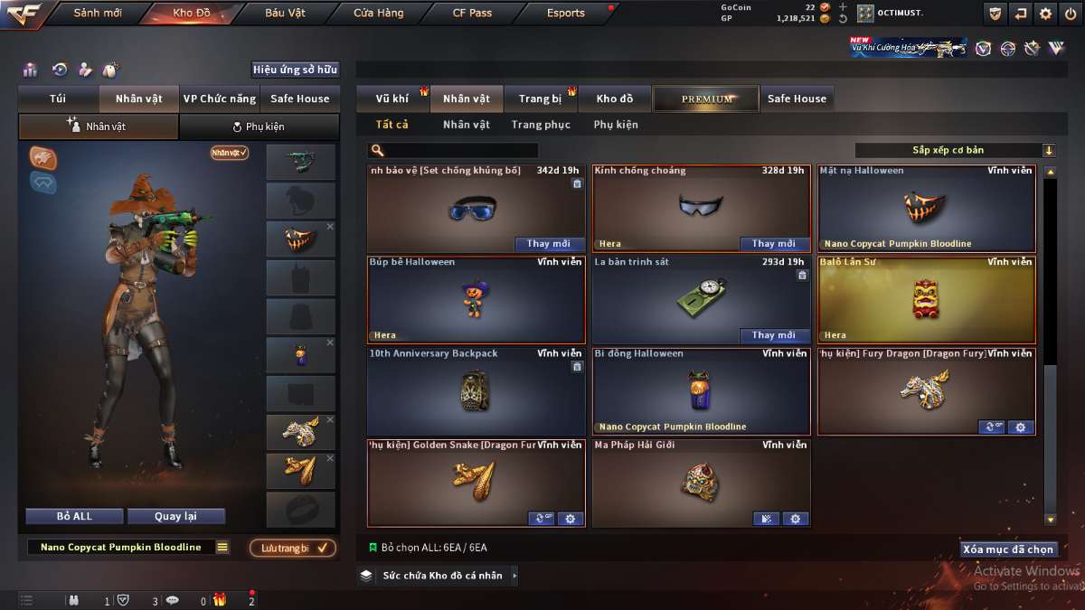 shop acc cf uy tin gia re